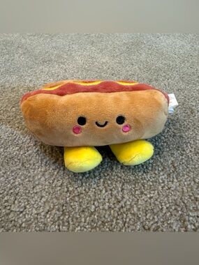 Hallmark Mini Hot Dog Plush 6” EUC!